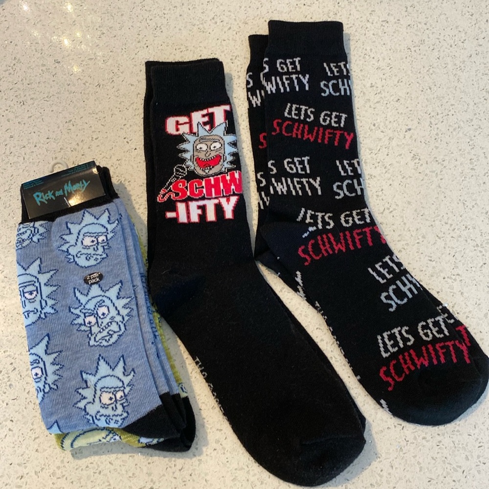 New Rick and Morty socks